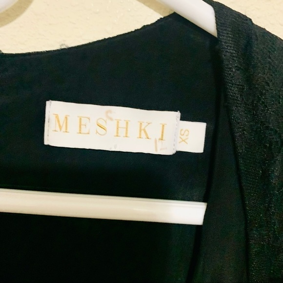 Meshki Womens Mirabelle Black Lace Playsuit size XS - Picture 8 of 9